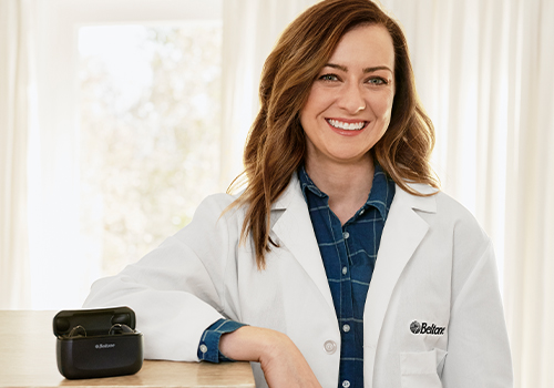 Beltone office hearing test doctor
